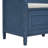 Rustic Style Solid Wood Entryway Multifunctional Storage Bench With Safety Hinge-1979990059