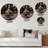 Retro Perfume Bottle Exquisite Design Metal Wall Clock-93381807