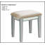 Ensemble de coiffeuse de style transitionnel avec tiroirs de rangement, miroir central et tabouret rembourré pour des meubles de chambre à coucher élégants-81826381