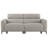 2-Piece Dual Motor Genuine Leather Zero Wall Sofa With Power Headrest-433206760
