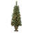 Hahne Flocked 4' Pre-Lit Spruce Christmas Tree