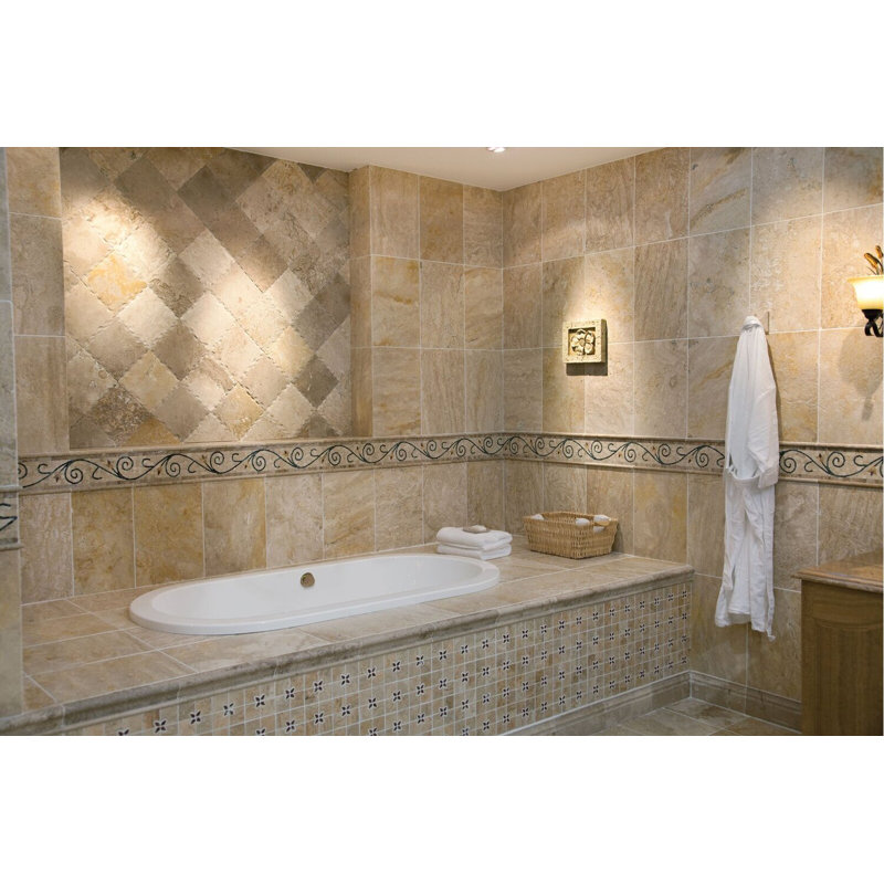 Elle 72'' x 36'' Acrylic Bathtub, White, Satin Brass
