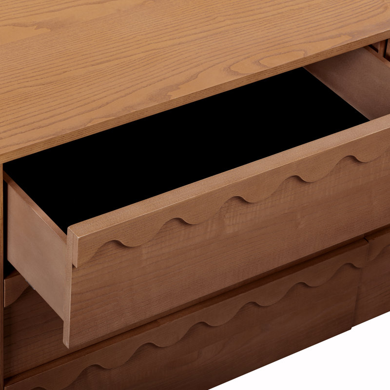 Commode 6 tiroirs Oodle, Brown