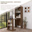 Bureau pliant avec rangement - Bureau d'ordinateur compact pour les petits espaces