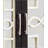 Antique Black Finish Console Cabinet
