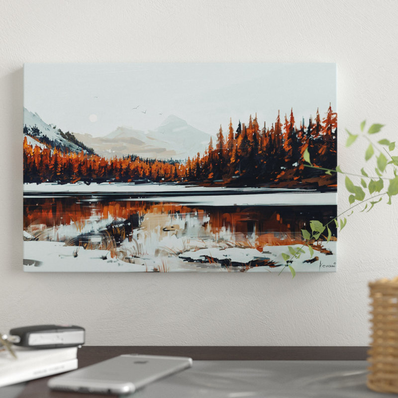 Serenity par Alena Aenami - estampe numérique sur toile tendue avec châssis, H 8 po x l 12 po x P 0,75 po, Toile tendue