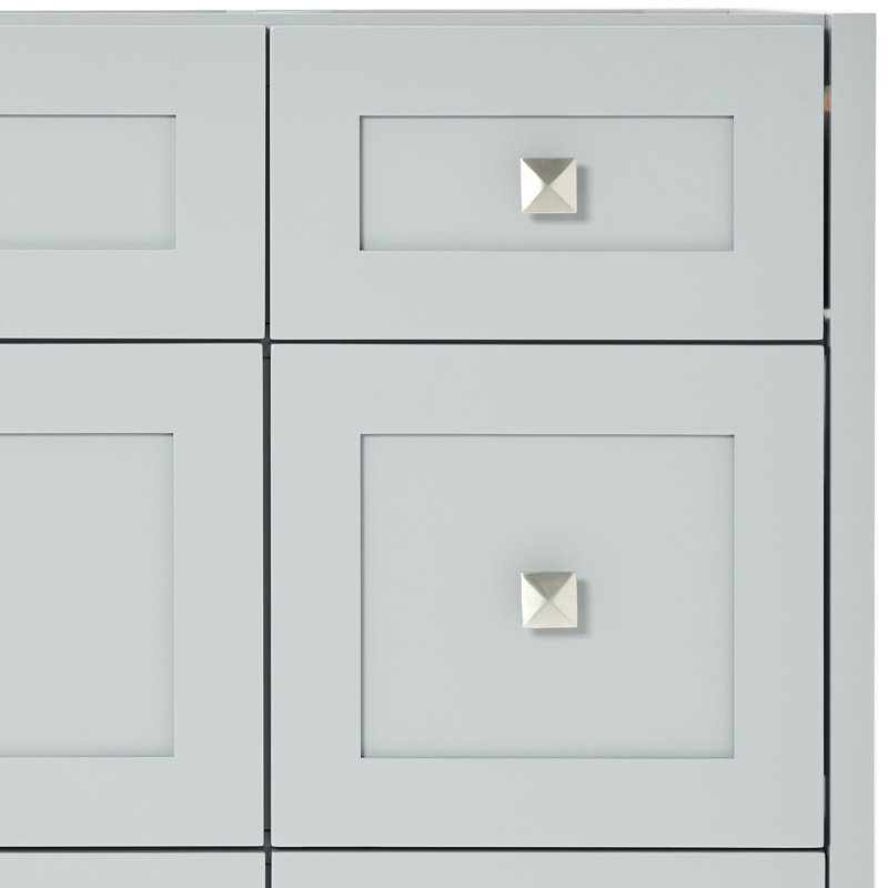 ARIEL Monroe 61 Single Sink Bathroom Vanity with Pure Quartz Top, Gray