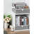 Trapezoid Closet Storage Bins, Foldable Fabric Organizer Baskets with Handles-673169679