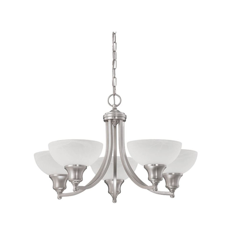 Lustre classique/traditionnel ombré 5 lumières Demers
