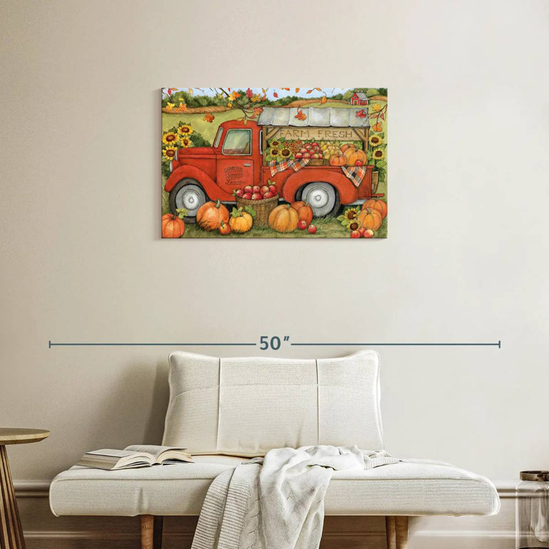 Camion orange Mehar Harvest II, H 20 po x l 30 po