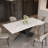  63-95"Extendable Modern Dining Table for 4-10, White Glossy Sintered Stone Tabletop, Rectangular Kitchen Table with black X-Shaped Steel Legs