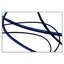 «Brush in Motion - Indigo II - Floater Frame», reproduction d'art sur toile-46824372-46824369