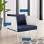 Fauteuil de patio extérieur en aluminium Harmony Sunbrella par Modway-606082917