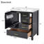 Ensemble de meuble-lavabo 30 po avec lavabo, armoire de rangement en bois massif avec porte à fermeture en douceur, 3 tiroirs, avec plateau amovible - Certifié EPA / UPC-1510634330