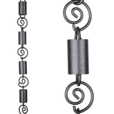 Remplacement de tuyau de descente pluvial en aluminium thermolaqué en aluminium thermolaqué de 8,5 pi