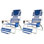 Chaise de plage inclinable