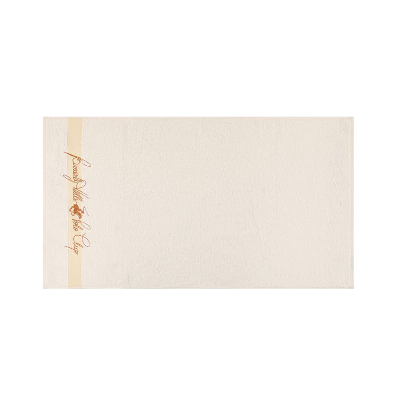Ensemble de 2 essuie-mains 2 pièces 100% coton, Caramel / blanc, Ensemble de 2 essuie-mains