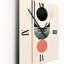 Pure Lunar Imagination Geometric Minimalism I - Transitional Wall Clock-99637450