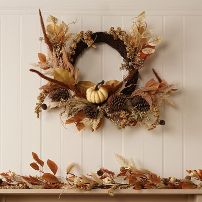 Faux Plastic 60cm Wreath