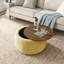 Repose-pieds rond avec rangement Dariyan-1046978745