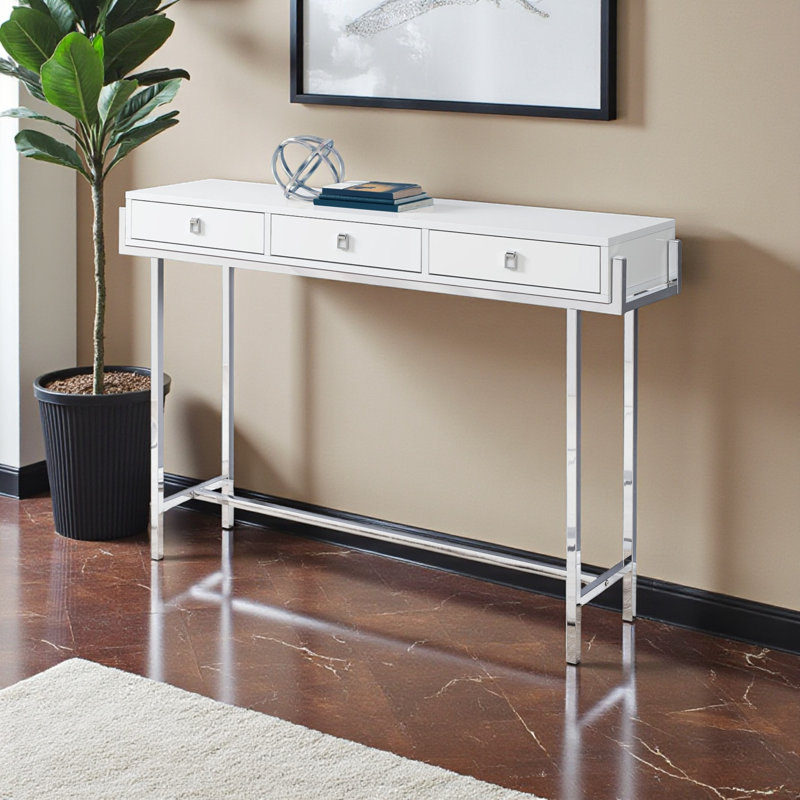 Table d'appoint 3 tiroirs Damari