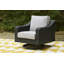 Fauteuil pivotant d'extérieur avec coussin Beachcroft