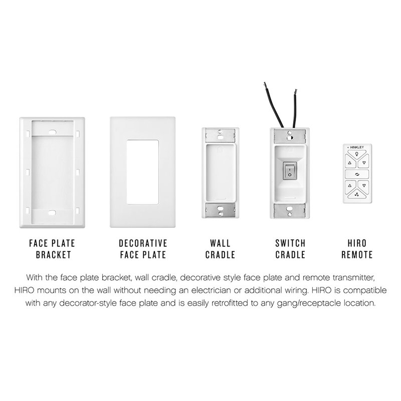 Hiro Ceiling Fan Remotes & Wall Controls