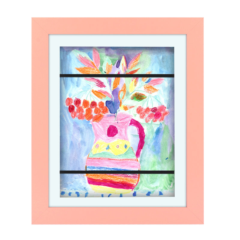 Cadre ouvert pour enfants avec sangles élastiques 10 x 12,5 po Fromberg, Rose