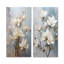 Ensemble de 2 décorations murales blanc et bleu Magnolia Blossom Beauty - Magnolias-102584316-102584313
