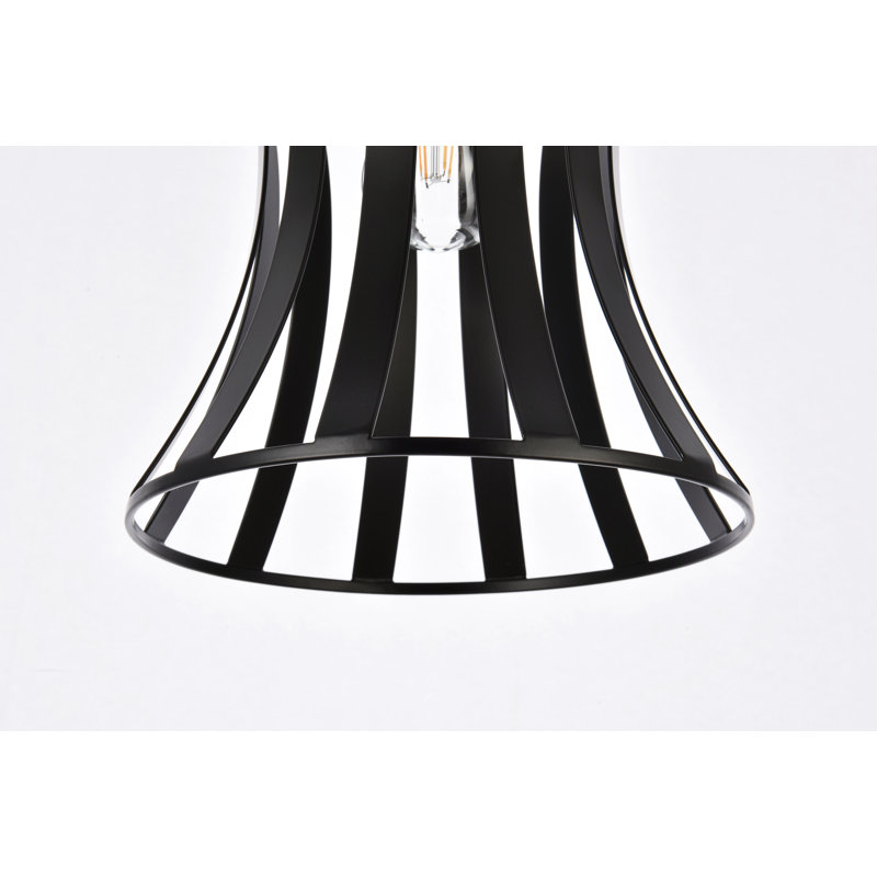 Lilliana 1 - Light Unique/Statement Pendant, Black