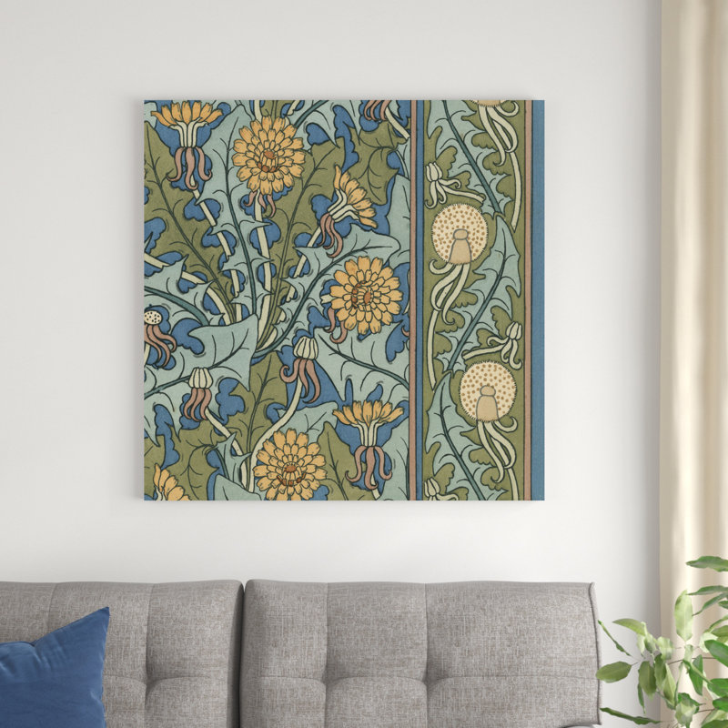 Nouveau motif de textile, H 36 po x l 36 po x P 1,25 po