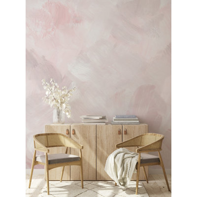 Paint Strokes Peel And Stick Mural Wallpaper