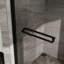 Porte de douche double coulissante 60 po x 72 po - verre trempé, noir mat, hauteur 60 po L 72 po Incomparable