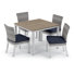 Ensemble de table de salle à manger et de chaises d'appoint 39 pièces Argento