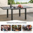 Aiden Powder Coated Steel Dining Table