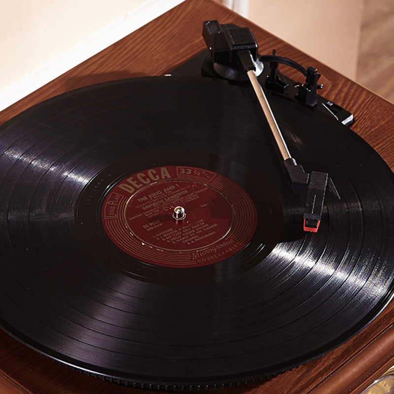Tan+Gold Free Form Solid Wood+Copper Media Players