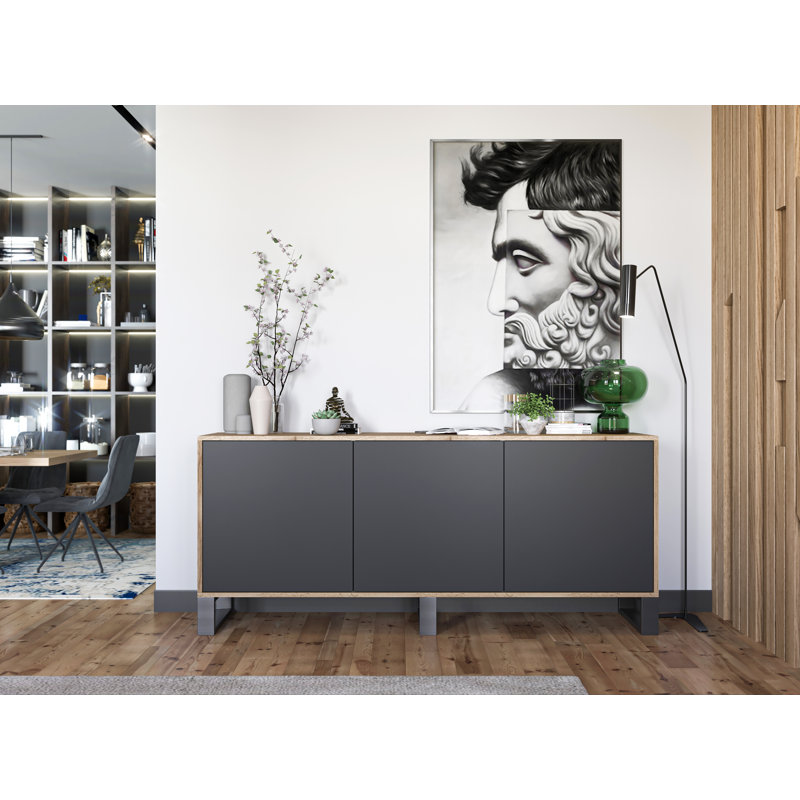 Hostnick 168cm Sideboard,  Black