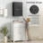Steel Wall Mount Medicine Cabinet 3 Tier Emergency Box for Bathroom Kitchen, Lockable with 2 Keys, Black