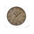 Clocks, 20" Round, Wall Clock, Brown, Transitional