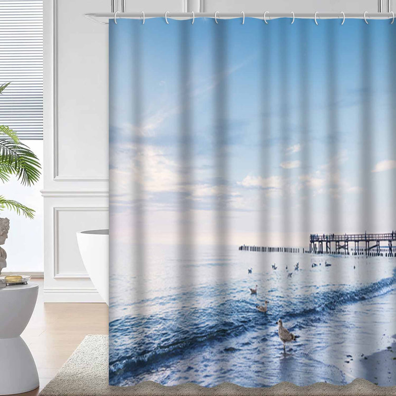 Rideau de douche Calm Sunset, 72" L x 78" W