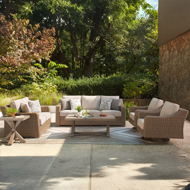 Danny Outdoor Loveseat With Cushion