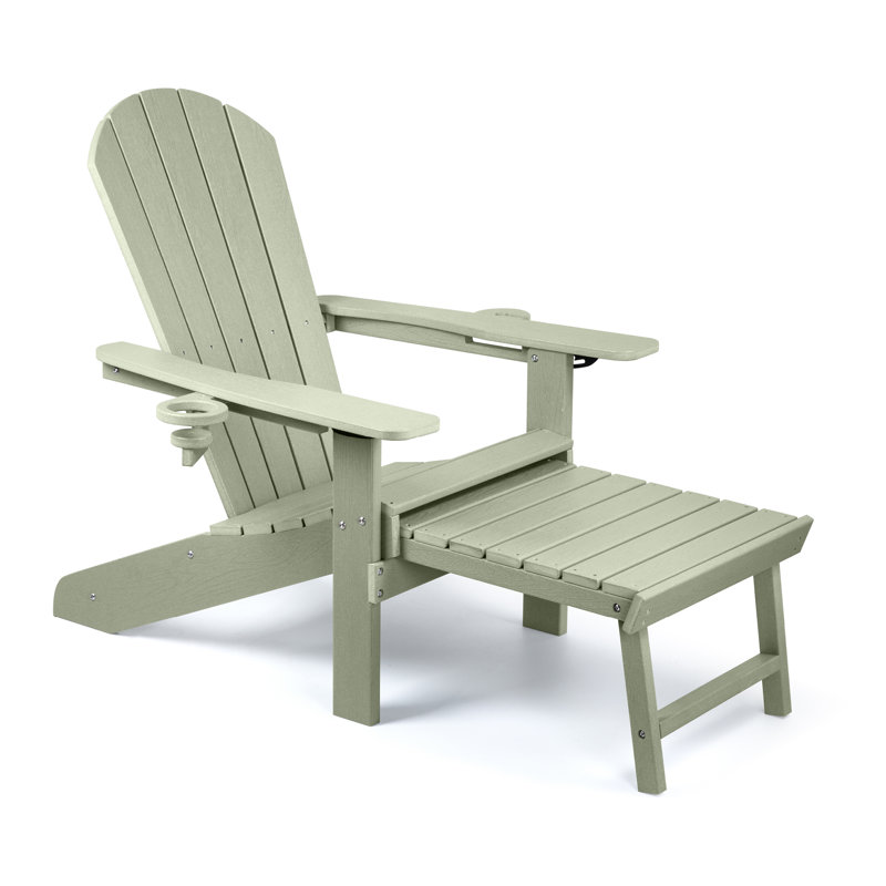 Outdoor Adirondack Chair, Green