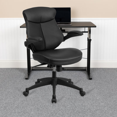 Regent Park Mid-Back LeatherSoft Executive Ergonomic Chair with Back Angle Adjustment