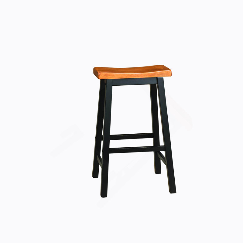 TABOURET SADDLE EN BOIS 29 po