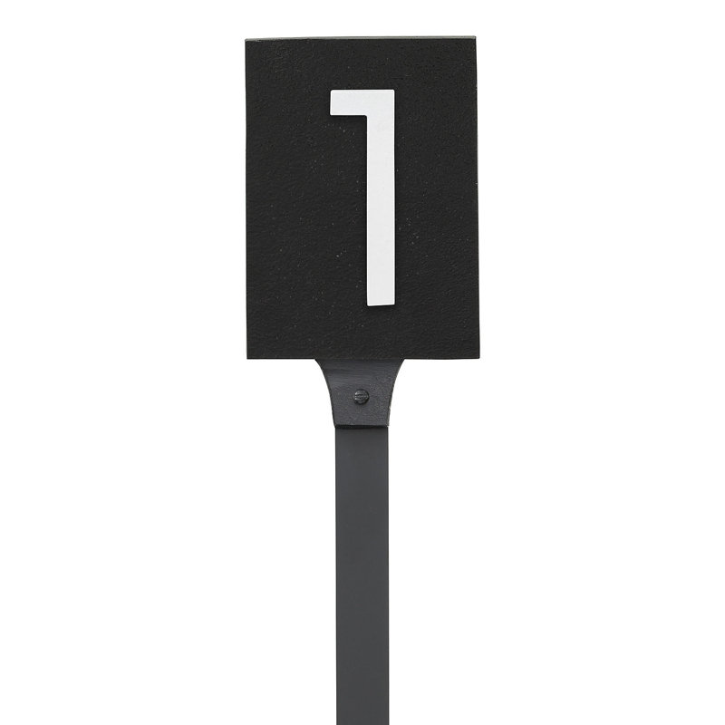 Rectangle pour pelouse, Noir / blanc, Oui