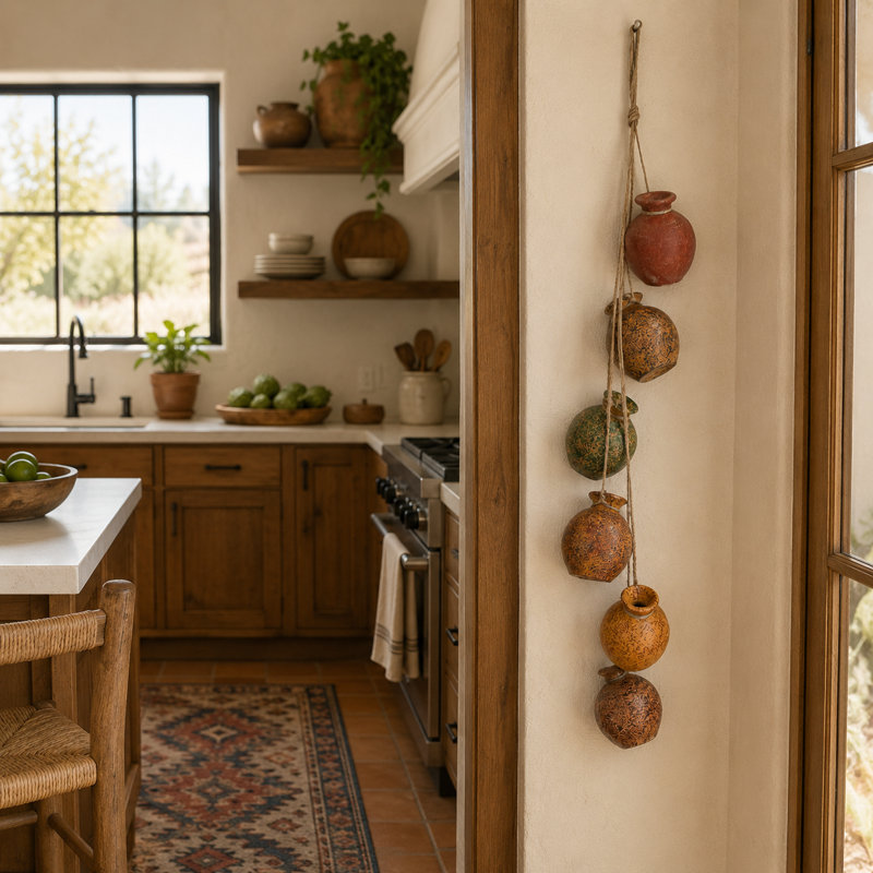 Rustic Hanging Pots