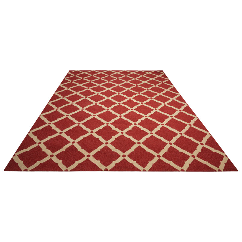 Starkville Geometric Indoor / Outdoor Rug, Rectangle 2'3" x 3'9"