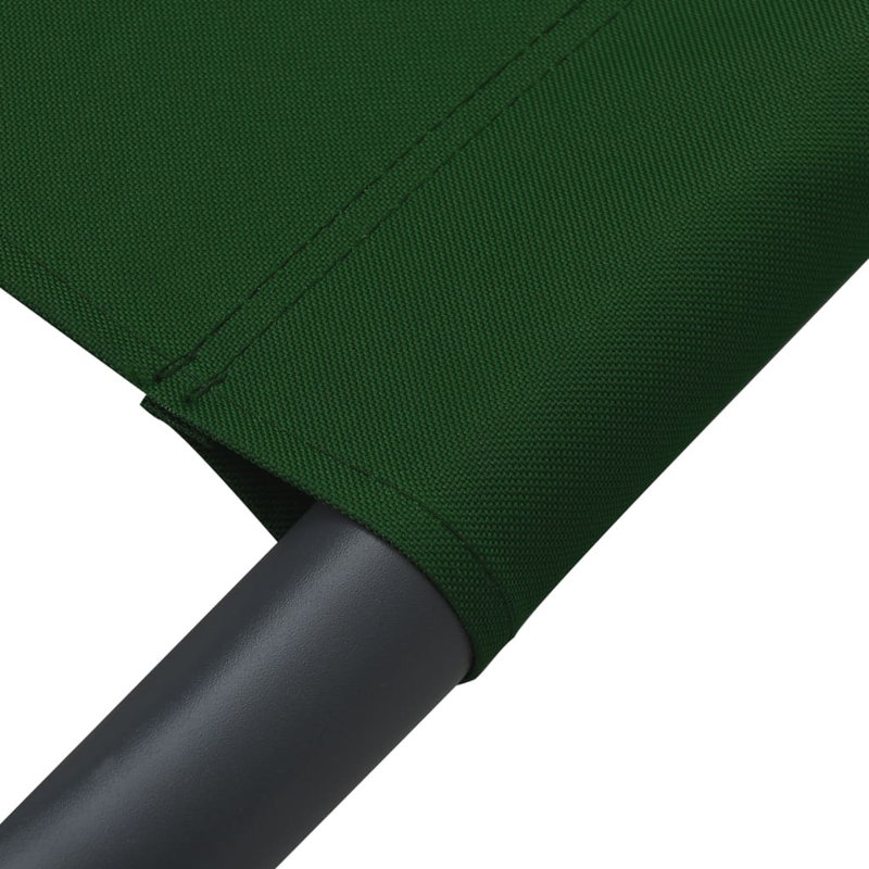 78.8" Long Single Chaise, Green