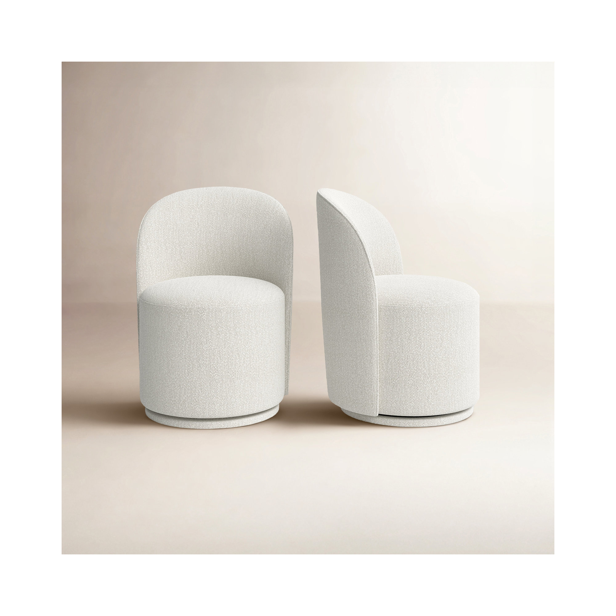 Sharlene Upholstered Side Chair, Merino Pearl
