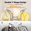 Heavy Duty Double Rail Clothes Rack with Basket, with Extendable Length & Height